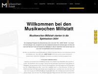 musikwochen.com Webseite Vorschau