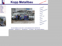 kopp-metallbau.de Webseite Vorschau