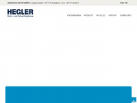 hegler.de Webseite Vorschau