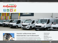 krähenbühl.de Webseite Vorschau