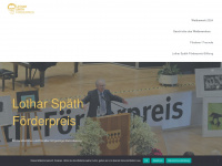lothar-spaeth-foerderpreis.de Webseite Vorschau