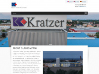 kratzer.cz Webseite Vorschau