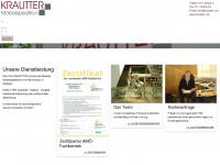 krautter.com Webseite Vorschau