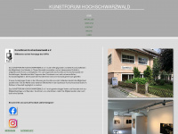 kunstforum-hochschwarzwald.de Webseite Vorschau