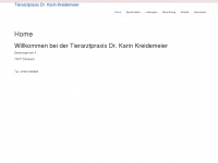 tierarztpraxis-kreidemeier.de Webseite Vorschau