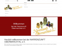 narrenzunft-obermarchtal.de Webseite Vorschau