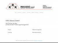 krk-inkasso.de Webseite Vorschau