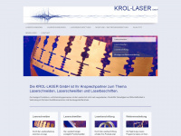 krol-laser.de Webseite Vorschau