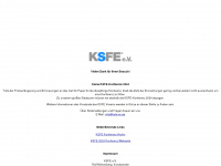 ksfe-ev.de Webseite Vorschau