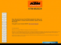 ktm-musch.de Webseite Vorschau