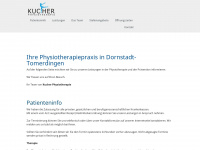 kucher-physio.de Webseite Vorschau