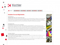 kuechler.de Webseite Vorschau
