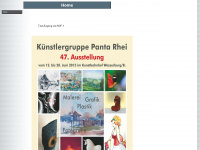 kuenstlergruppe-panta-rei.de Webseite Vorschau