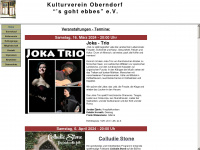 kulturverein-oberndorf.de Webseite Vorschau