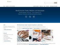 medizinwelten-services.com Webseite Vorschau