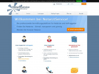 notarztservice.de Webseite Vorschau