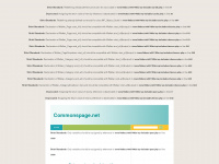 commonspage.net Webseite Vorschau