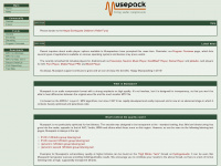 musepack.net Webseite Vorschau