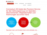 connectum.ch Webseite Vorschau