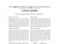 lipsum.com Webseite Vorschau