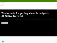 juniper.net Webseite Vorschau