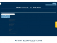 euwid-wasser.de Webseite Vorschau
