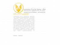 typotex.de Webseite Vorschau