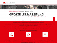 kuppler.com Webseite Vorschau