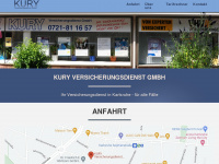 kurygmbh.de Webseite Vorschau