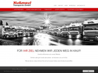 kussmaul-transporte.de Webseite Vorschau
