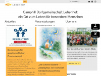 lehenhof.de Webseite Vorschau
