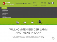 lamm-apotheke.com Webseite Vorschau
