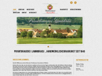 lammbrauerei-weilheim.de Webseite Vorschau