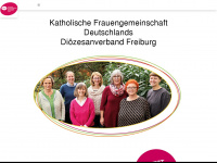 kfd-freiburg.de Webseite Vorschau