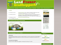 landfrauen-grossheppach.de Webseite Vorschau