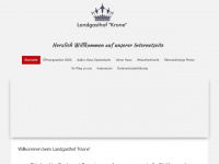 landgasthof-krone.info Webseite Vorschau