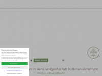 landgasthof-ratz.de Webseite Vorschau