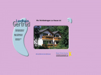 landhaus-gertrud.de Webseite Vorschau