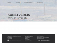 kunstverein-wilhelm-kimmich.de Webseite Vorschau