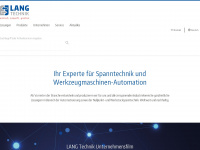lang-technik.de Webseite Vorschau