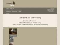 lang-ferienhof.de Webseite Vorschau