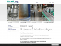 lang-industriemontagen.de Webseite Vorschau