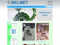belmet.cz Webseite Vorschau
