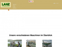 lanz-technik.de Webseite Vorschau