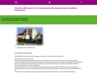lauchheim-westhausen-evangelisch.de Webseite Vorschau