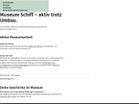 museum-schiff.ch Webseite Vorschau
