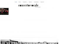 concerto-vocale.de Webseite Vorschau