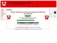 astoria-leichtathletik.de Webseite Vorschau