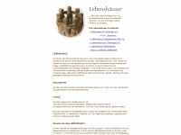 lebenshaeuser.de Webseite Vorschau