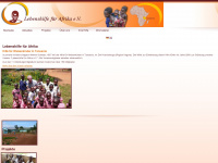lebenshilfe-afrika.de Webseite Vorschau